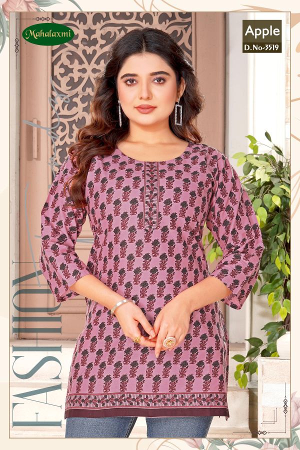 Mahalaxmi Apple Vol-2 Wholesale Short Kurtis Catalog