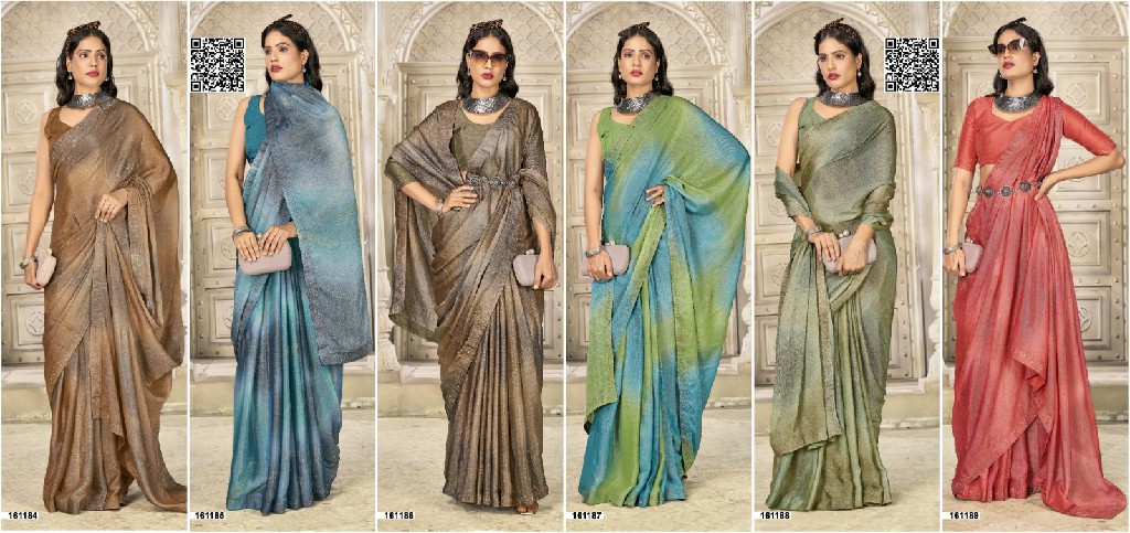 Vallabhi Avyaan Vol-15 Wholesale Brasso With Swaroski Work Sarees