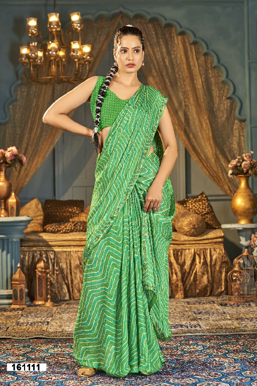 vallabhi prints avanti vol 5 georgette swaroski work saree online