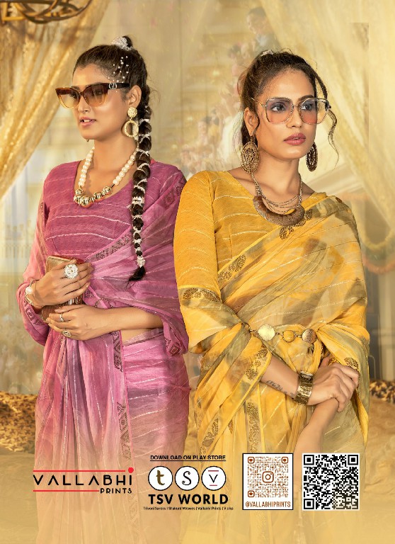 Vallabhi Divyanshi Vol-2 Wholesale Fancy Swarovski Work Sarees