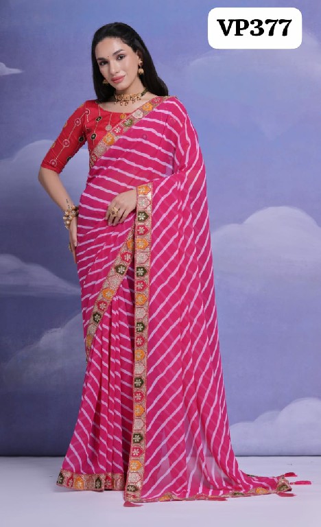 Fashion Berry Jivika Wholesale Beautiful Print Georgette Sarees