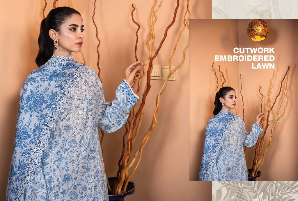 Zesh Cutwork Embroidered Lawn Edit Drop Vol-2 Wholesale Pakistani Suits