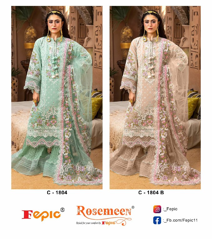 Fepic Rosemeen C-1804 Wholesale Indian Pakistani Salwar Suits