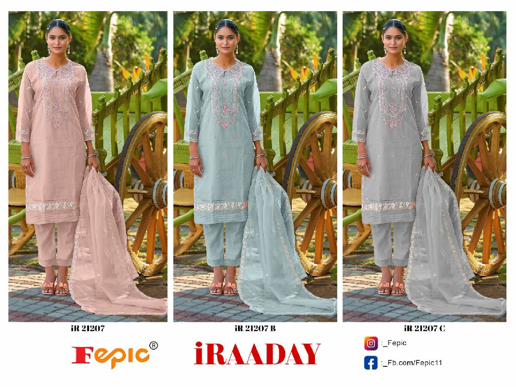 Fepic Iraaday IR-21207 Wholesale Indian Pakistani Salwar Suits