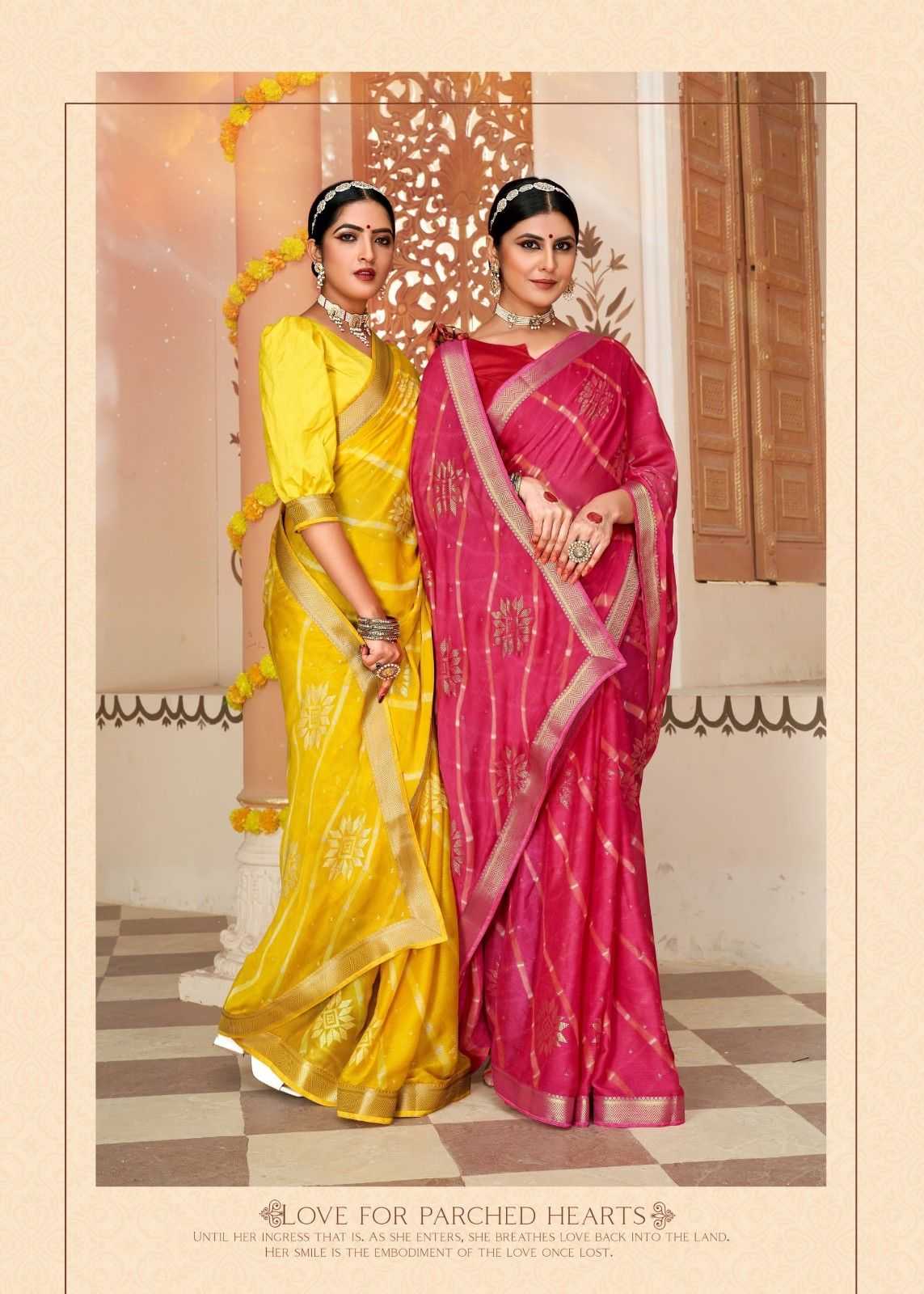 sankri vol 2 by shubh shree creation chiffon regular wear fancy saree