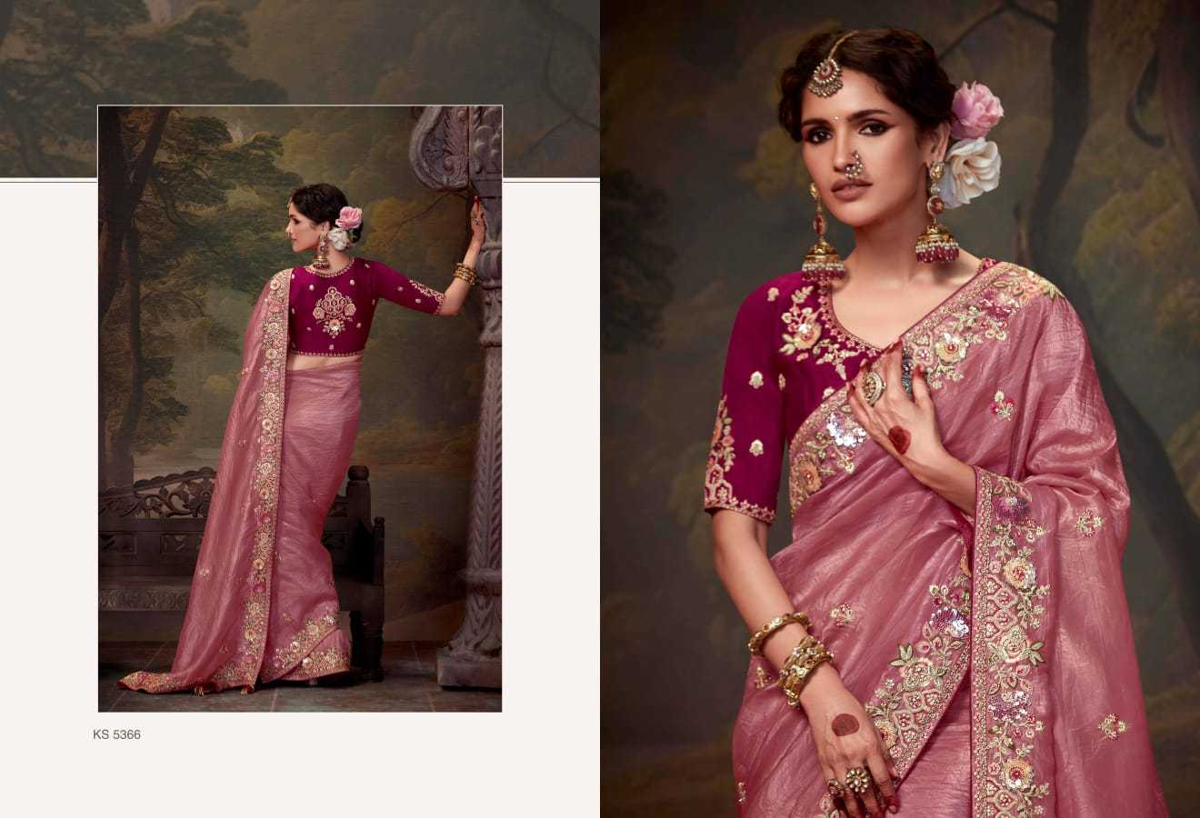 naveli by kimora unique work heavy designer saree collection