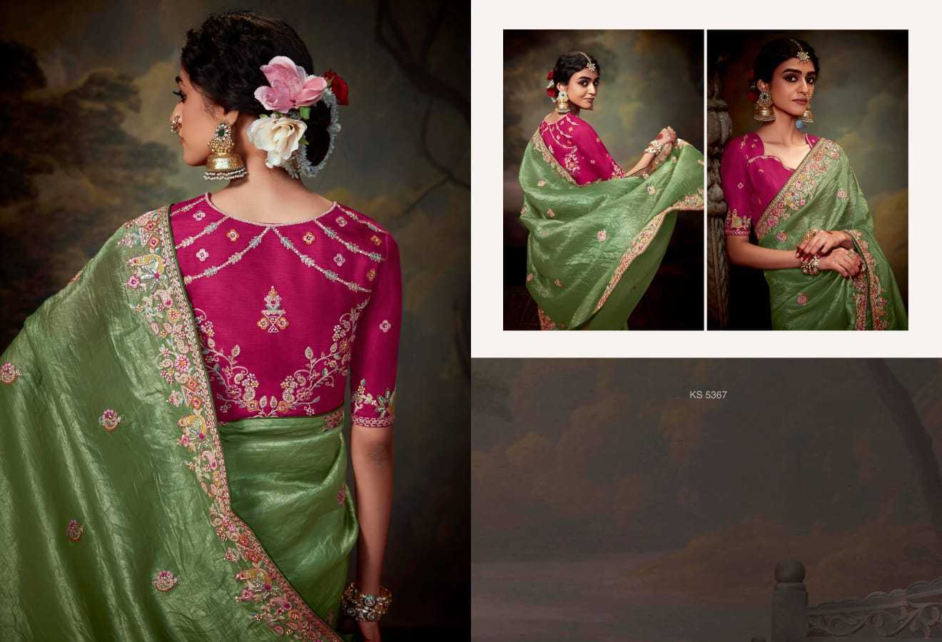 naveli by kimora unique work heavy designer saree collection