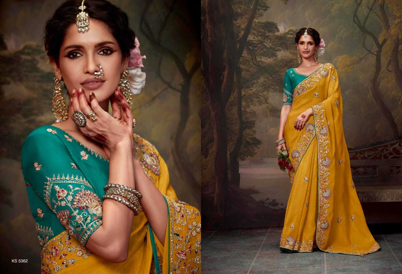 naveli by kimora unique work heavy designer saree collection