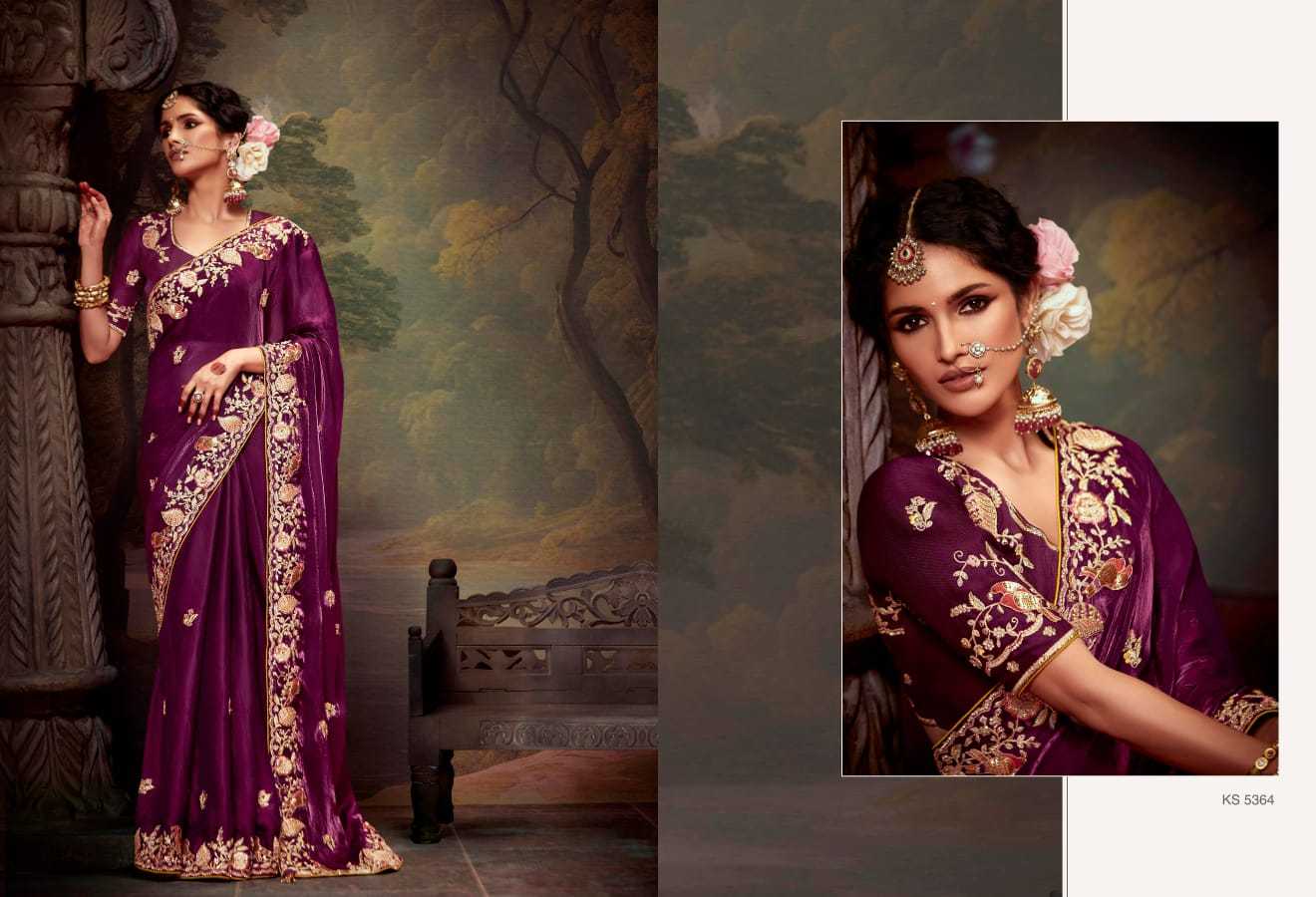 naveli by kimora unique work heavy designer saree collection