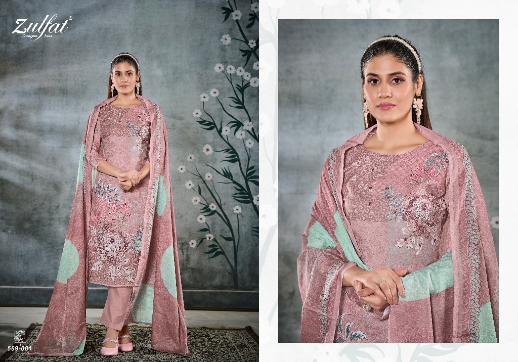 zulfat summer swag vol 2 cotton handwork stylish ladies salwar suits