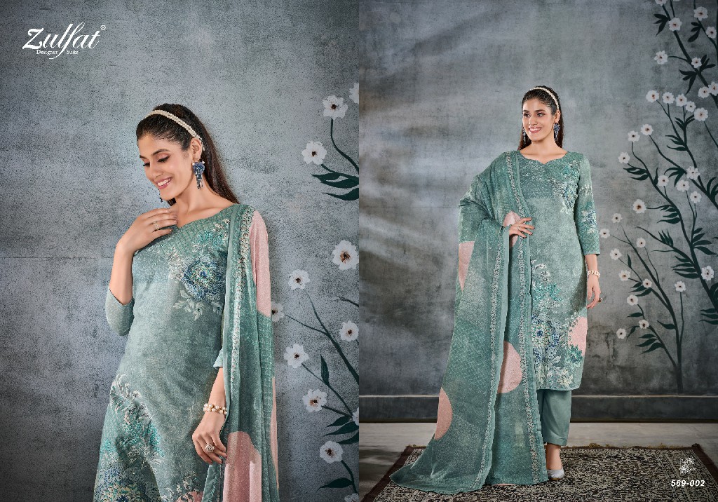 zulfat summer swag vol 2 cotton handwork stylish ladies salwar suits