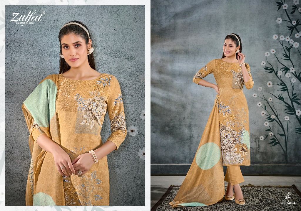 zulfat summer swag vol 2 cotton handwork stylish ladies salwar suits