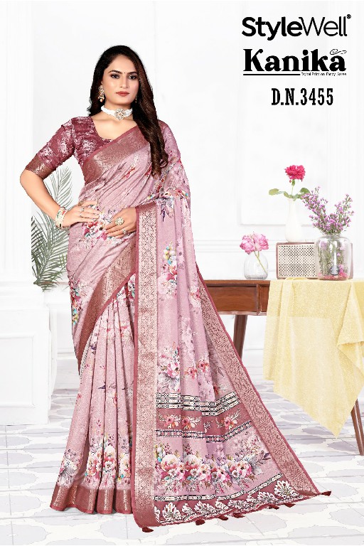 stylewell kanika digital print hit design daily wear saree exports