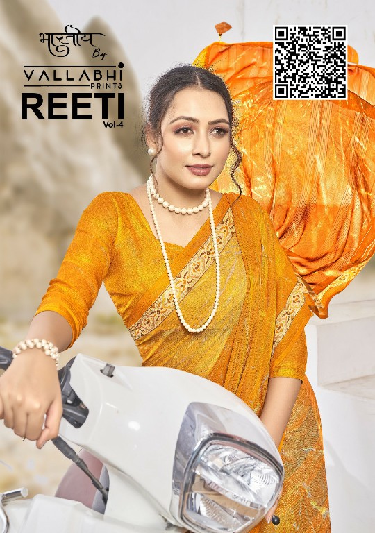 Vallabhi Reeti Vol-4 Wholesale Georgette Fabrics Ethnic Indian Sarees