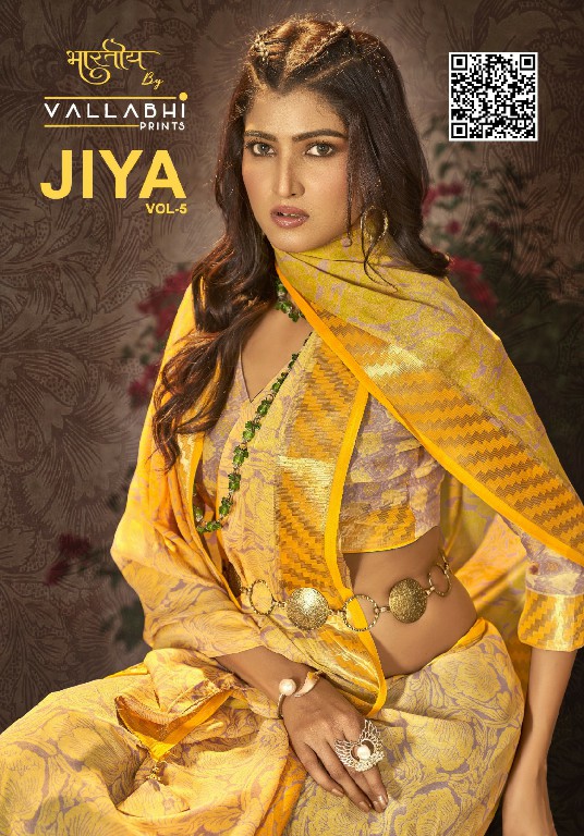 Vallabhi Jiya Vol-5 Wholesale Moss Georgette Ethnic Indian Sarees