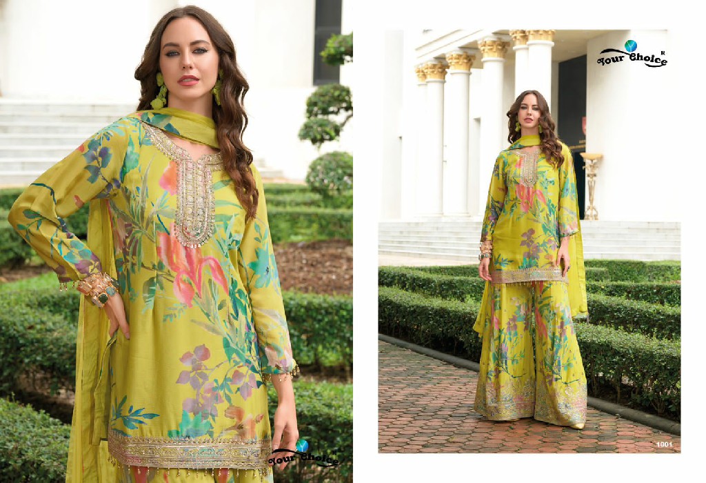 Your Choice Ginni Wholesale Readymade Ethnic Wear Suits