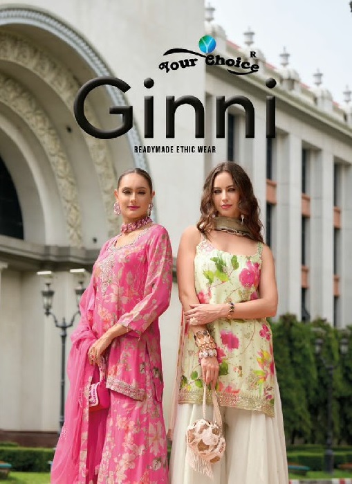 Your Choice Ginni Wholesale Readymade Ethnic Wear Suits