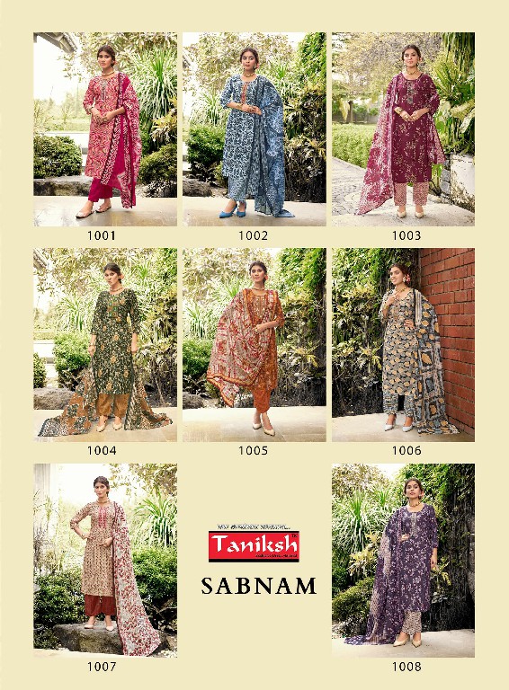 Taniksh Sabnam Vol-1 Wholesale Readymade Sikvans Work Salwar Suits