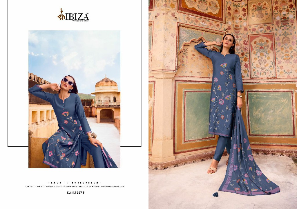 Ibiza Modern Art Wholesale Pure Viscose With Handwork Salwar Suits