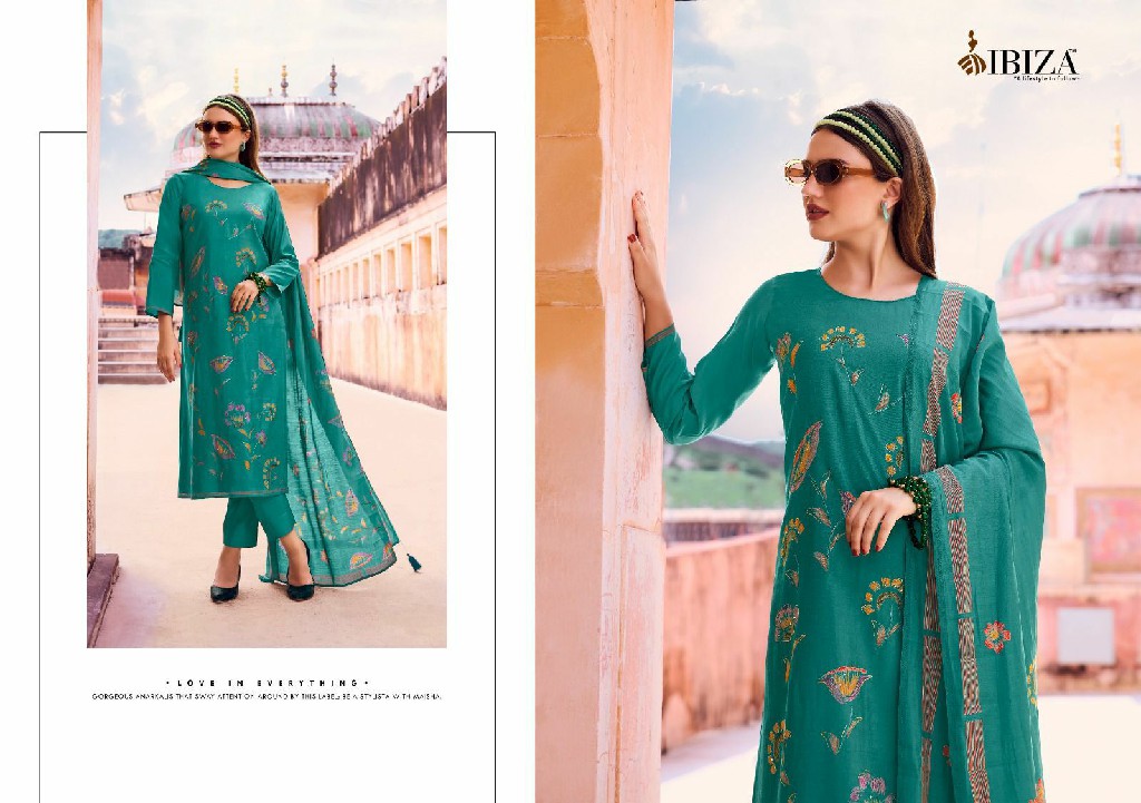 Ibiza Modern Art Wholesale Pure Viscose With Handwork Salwar Suits