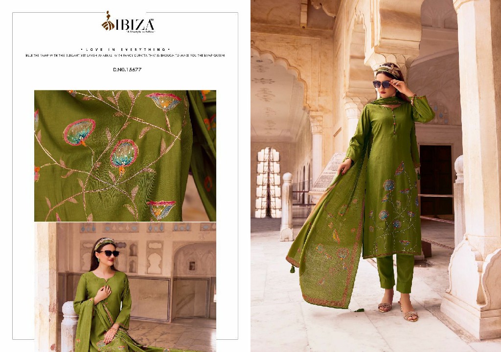 Ibiza Modern Art Wholesale Pure Viscose With Handwork Salwar Suits