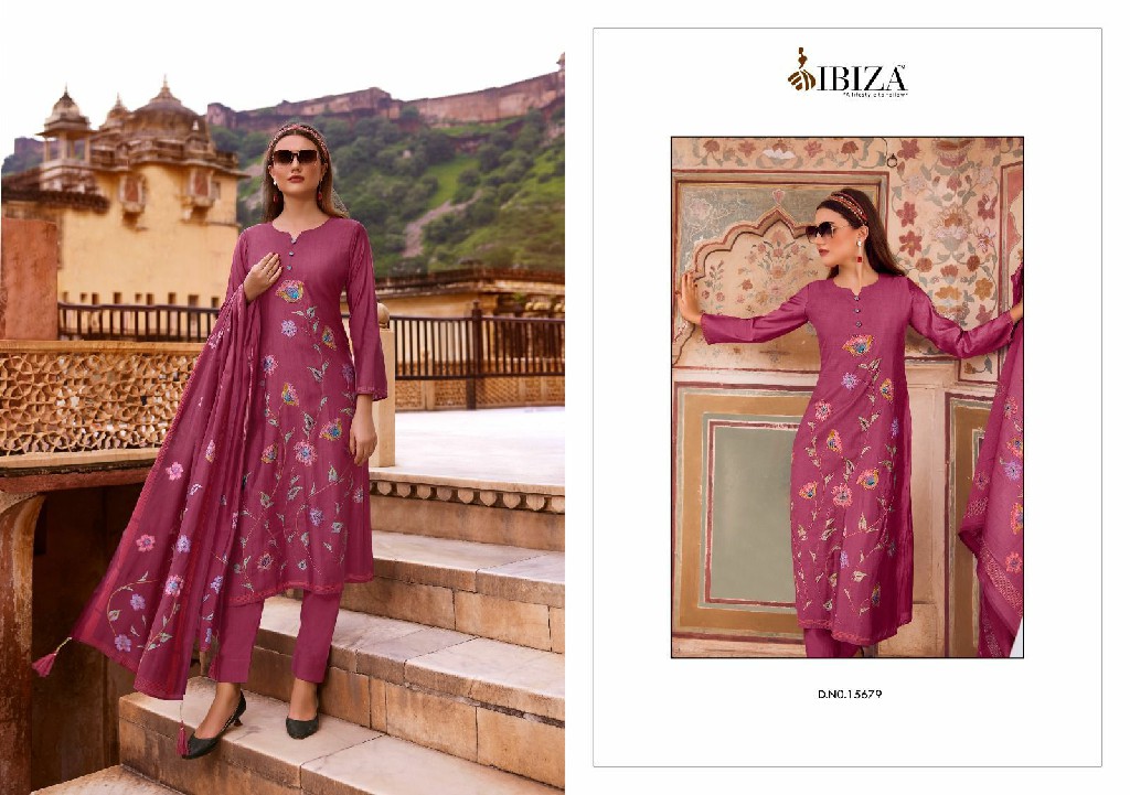 Ibiza Modern Art Wholesale Pure Viscose With Handwork Salwar Suits