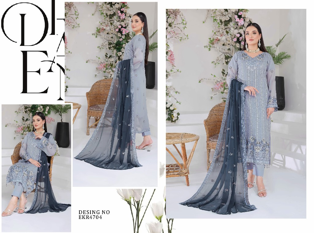 Bin Hameed By Rana Arts Suffha Luxury Embroidered Chiffon Collection