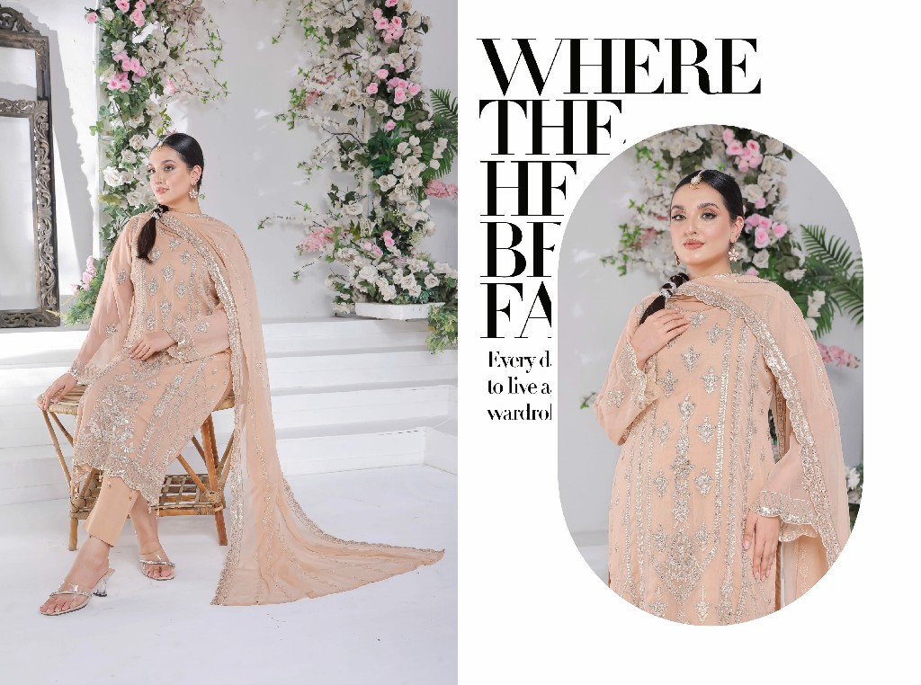 Bin Hameed By Rana Arts Suffha Luxury Embroidered Chiffon Collection