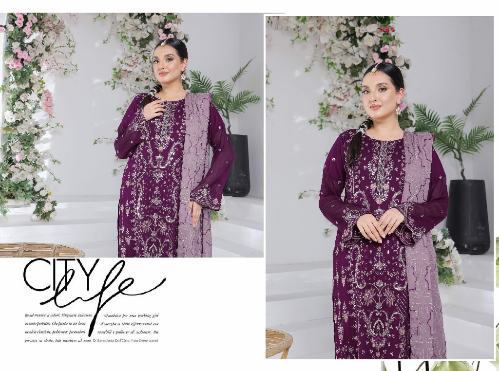 Bin Hameed By Rana Arts Suffha Luxury Embroidered Chiffon Collection