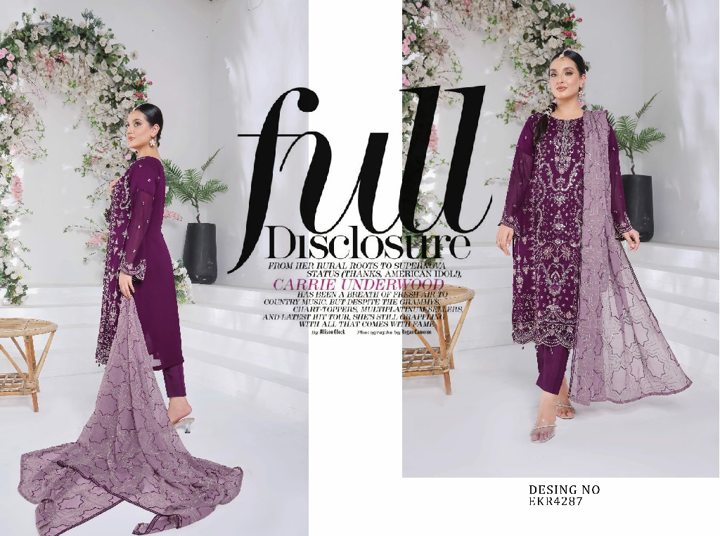 Bin Hameed By Rana Arts Suffha Luxury Embroidered Chiffon Collection