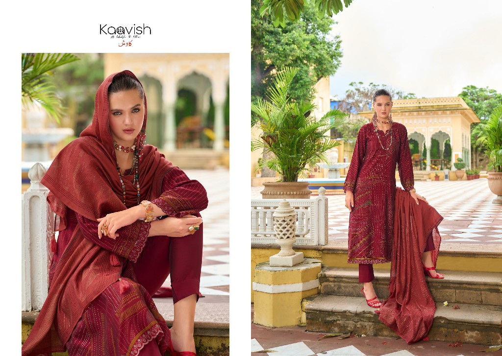nilofer by kaavish unique colours viscose muslin dress material