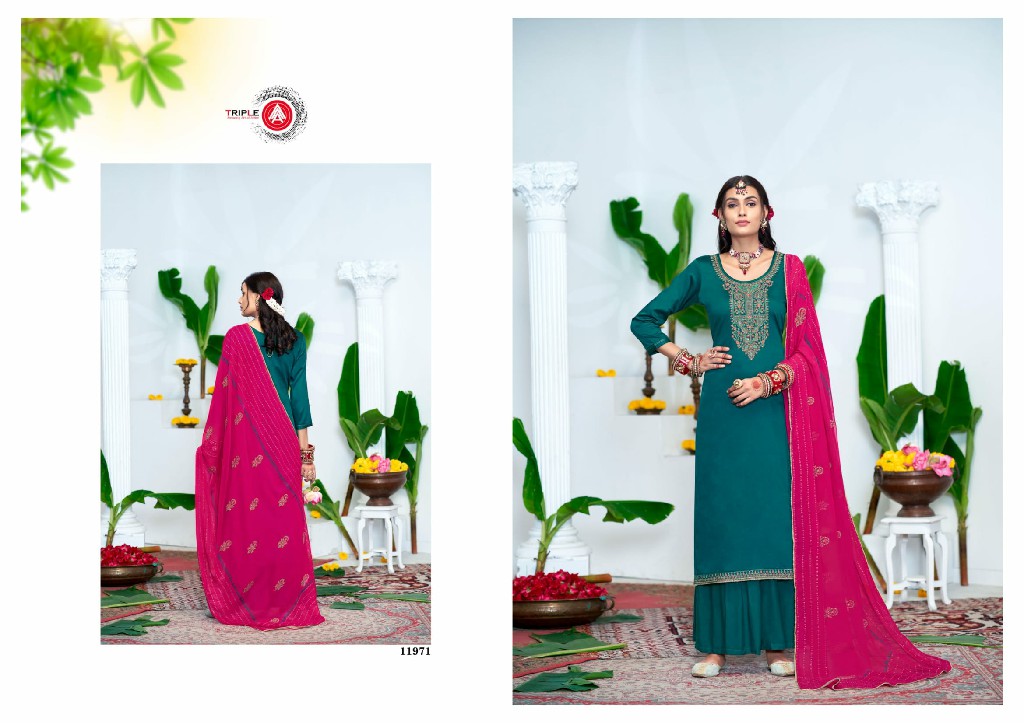 star light by triple aaa diamond work silk cotton suits for ladies