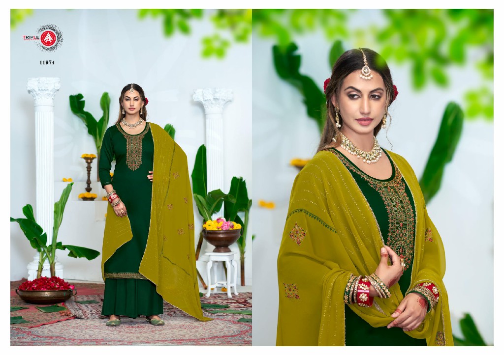 star light by triple aaa diamond work silk cotton suits for ladies