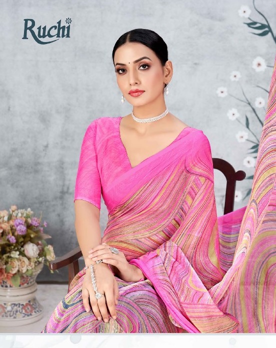 Ruchi Star Chiffon Vol-171 Wholesale Chiffon Printed Sarees