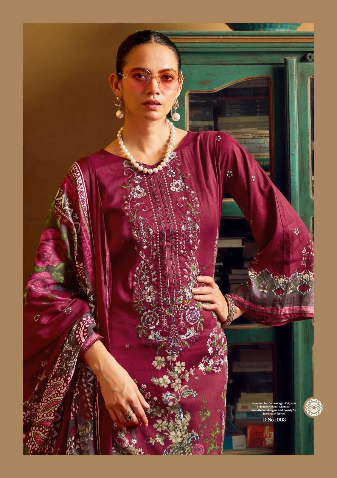 kishmish by kavyakala digital printed cotton pakistani suits collection