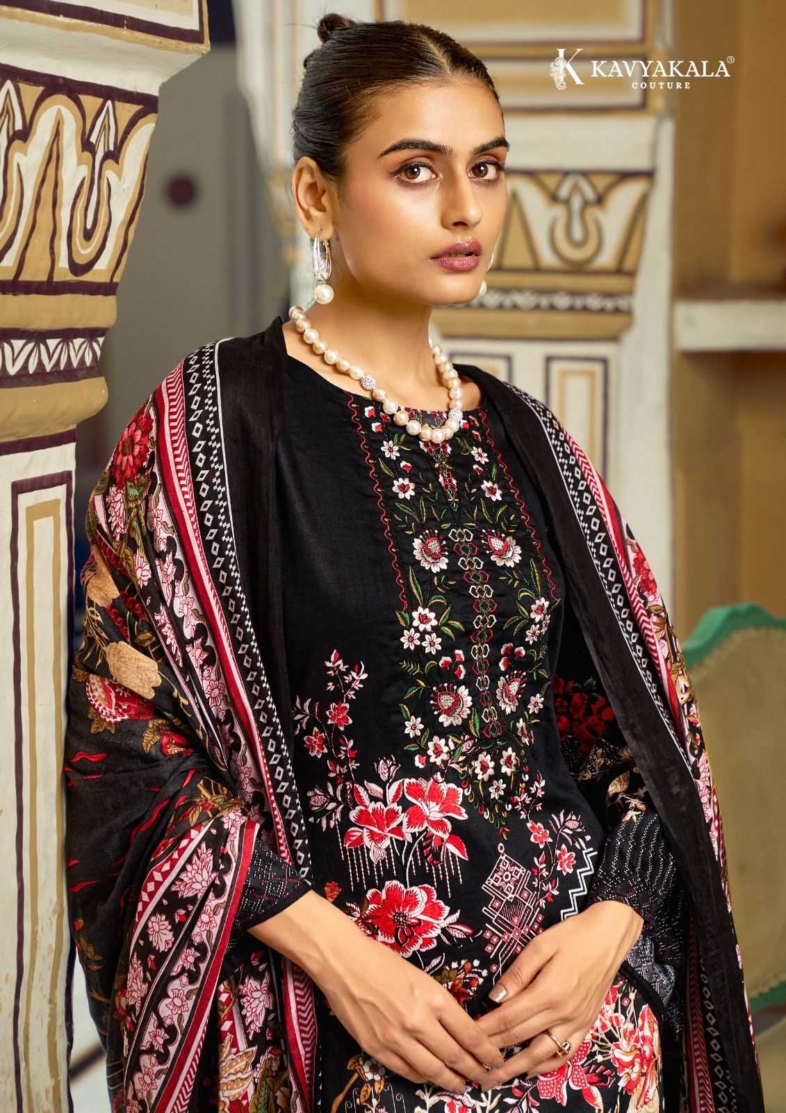 kishmish by kavyakala digital printed cotton pakistani suits collection