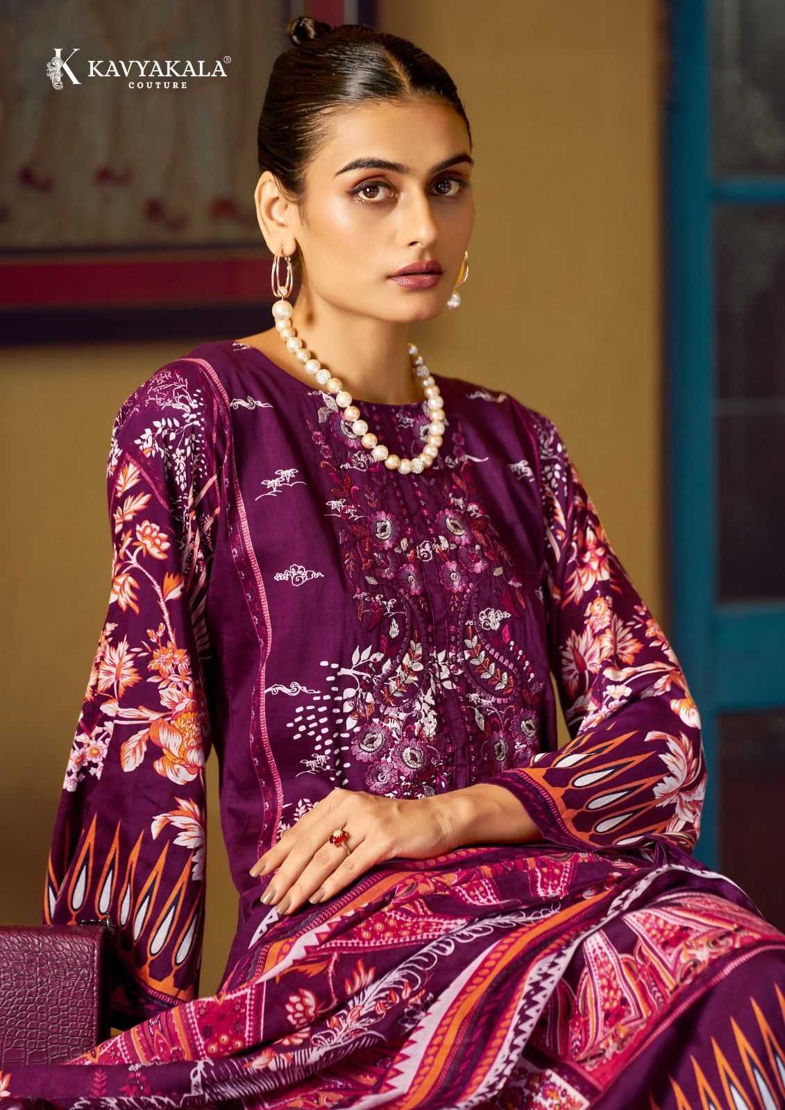 kishmish by kavyakala digital printed cotton pakistani suits collection