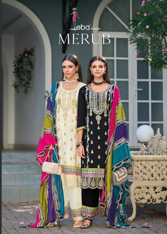 merub by eba lifestyle embroidery work fullstitch pakistani suits