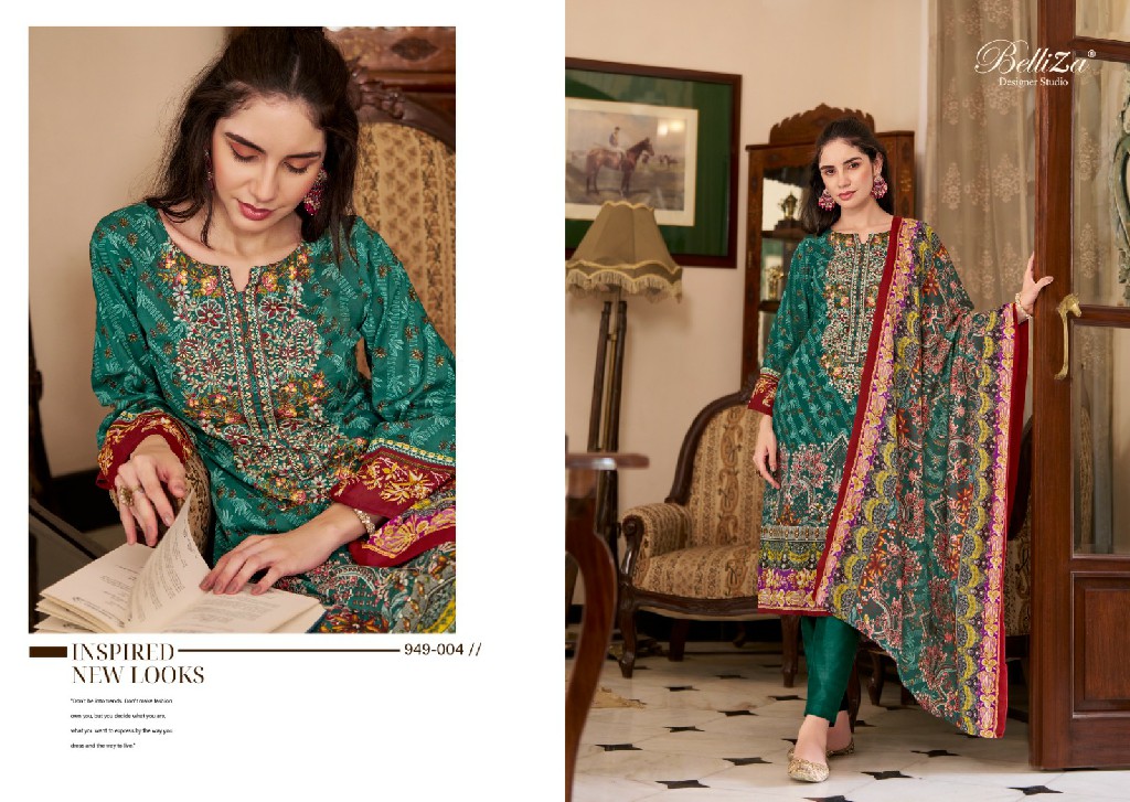 belliza designer naira vol 67 digital prints pakistani cotton suits