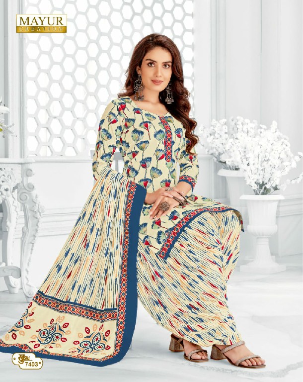 MAYUR CREATION KHUSHI VOL 74 COTTON COMFORTABLE SALWAR KAMEEZ MATERIAL EXPORTS