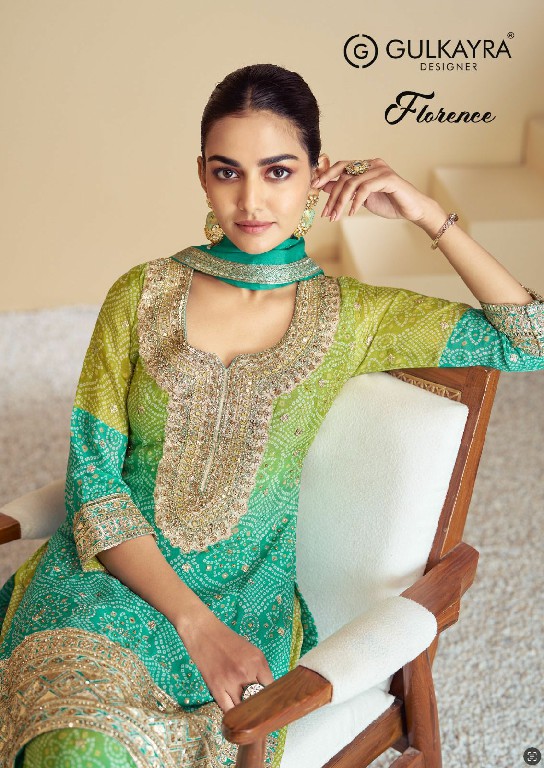 Gulkayra Florence Wholesale Free Size Stitched Suits Catalog