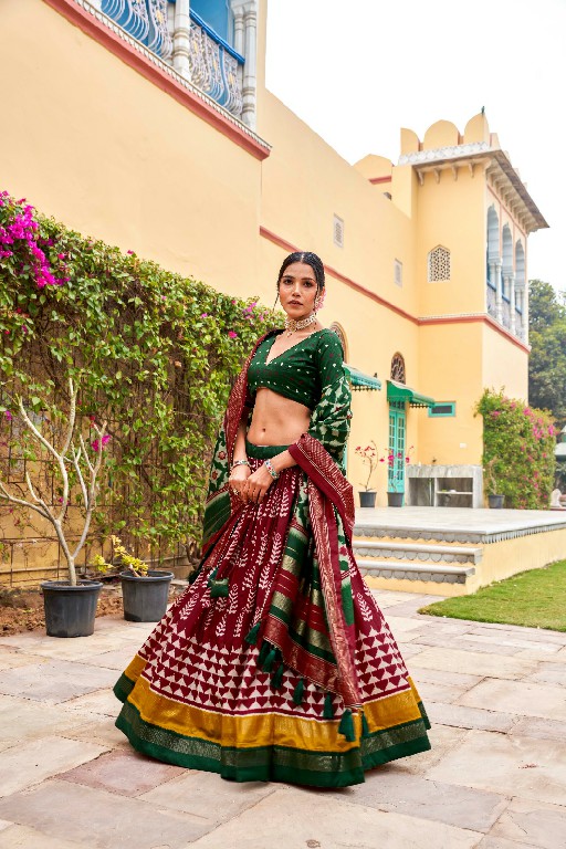 LNB Morni Wholesale Tusser Silk Designer Lehenga Choli