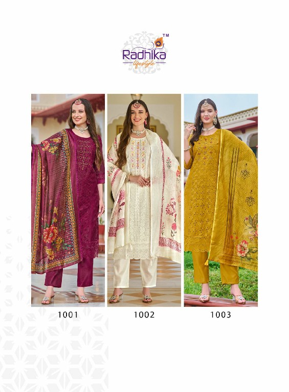 Radhika Lifestyle Fashion Diva Vol-1 Wholesale Readymade 3 Piece Suits