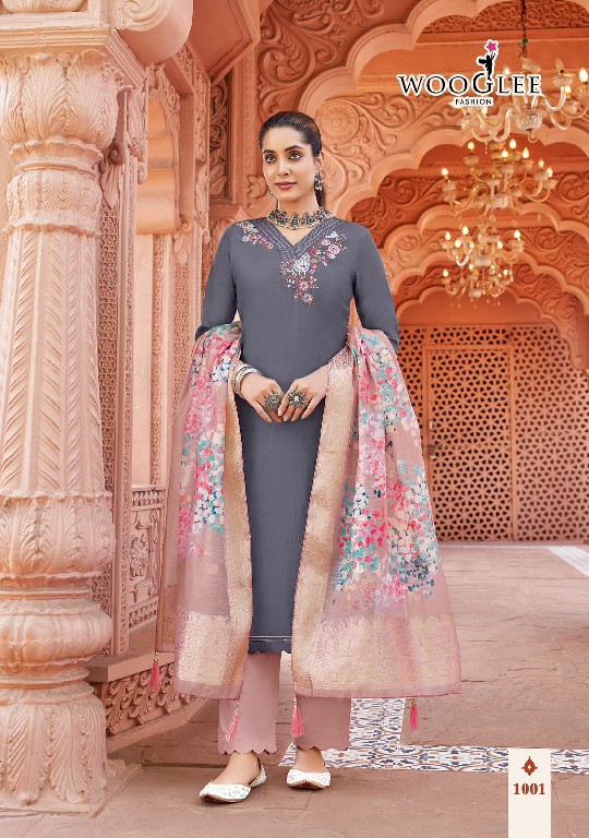 jakhee by wooglee viscose readymade straight cut stylish salwar suit