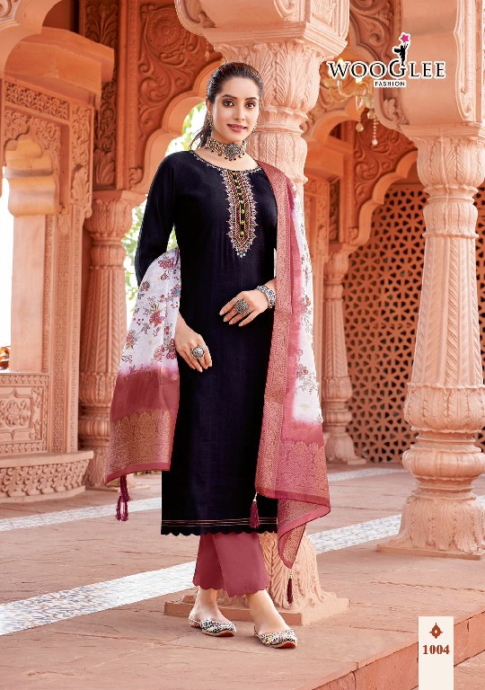 jakhee by wooglee viscose readymade straight cut stylish salwar suit