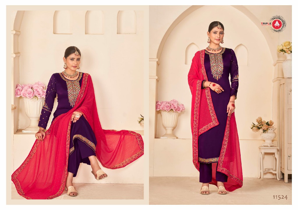 anokhi by triple aaa stylish & trendy silk ladies suits online