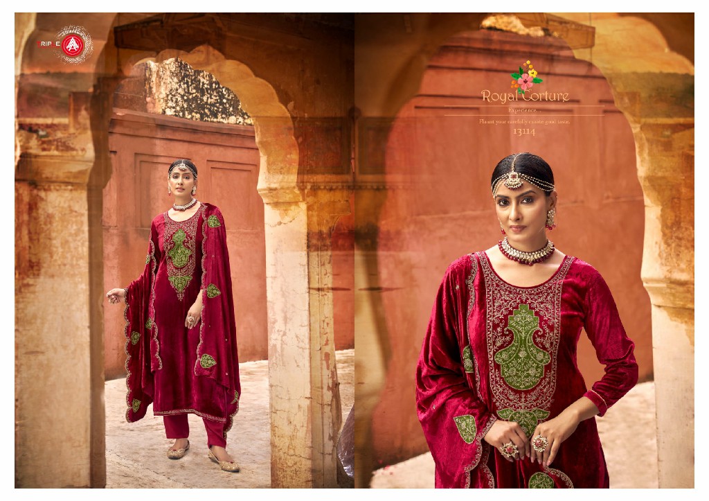 Triple AAA Taj Arabia Wholesale Viscose Makhmali Velvet Winter Suits