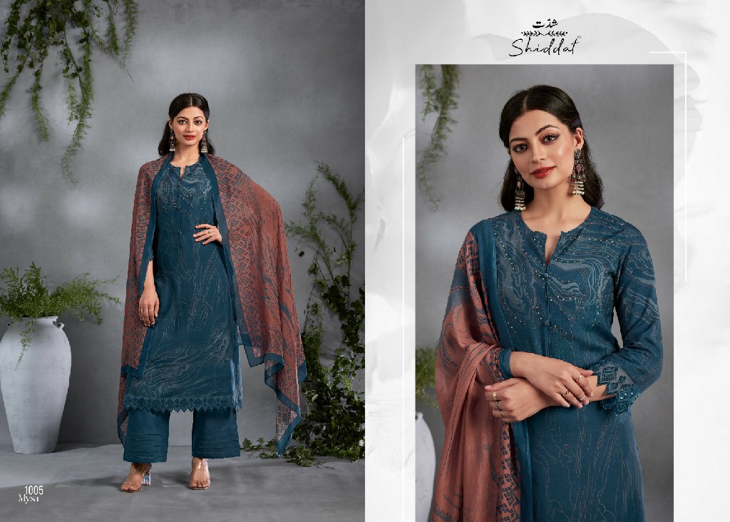 mysa by shiddat esta designs modal silk bollywood pakistani salwar suit