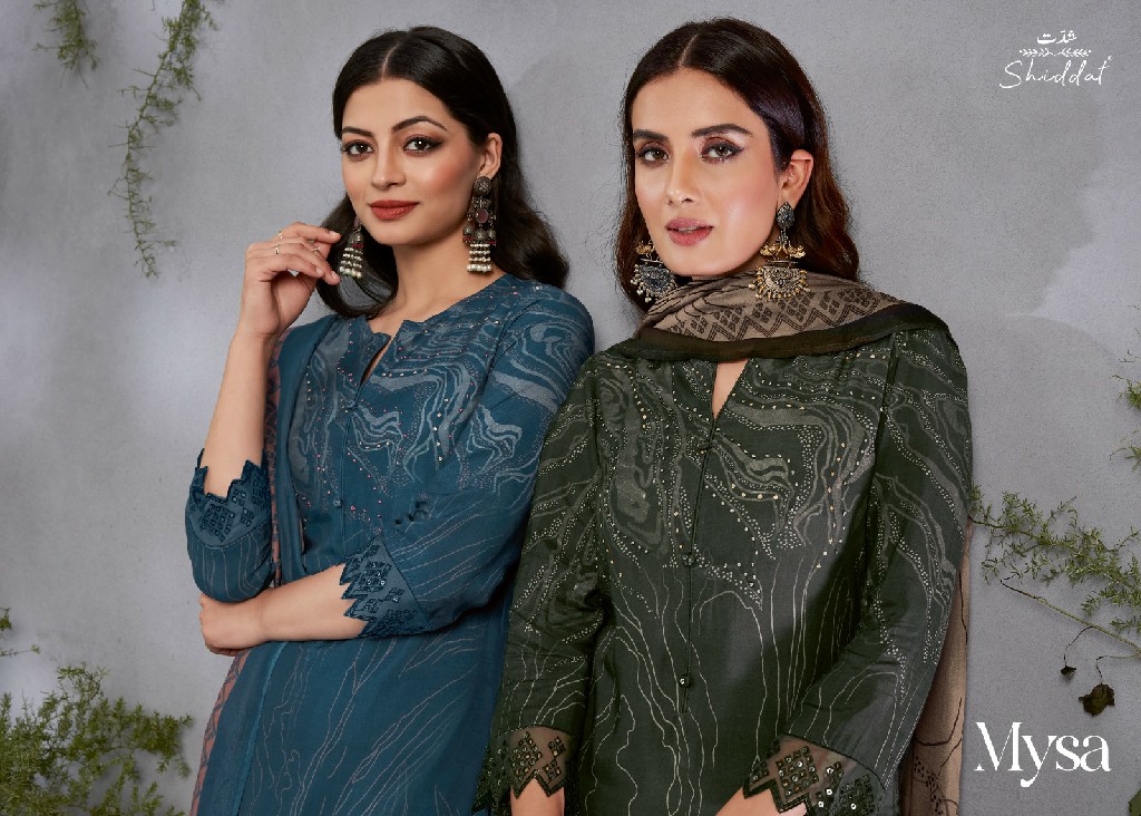 mysa by shiddat esta designs modal silk bollywood pakistani salwar suit