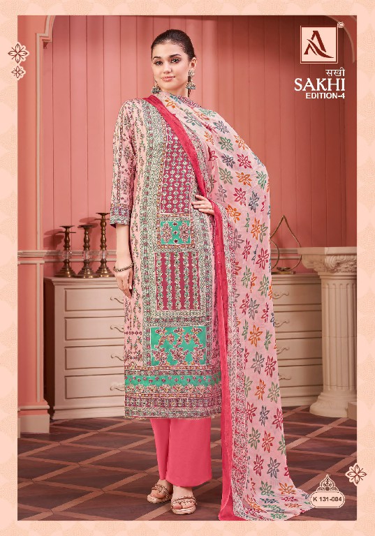 sakhi vol 4 by alok zam printed modern pakistani dress material